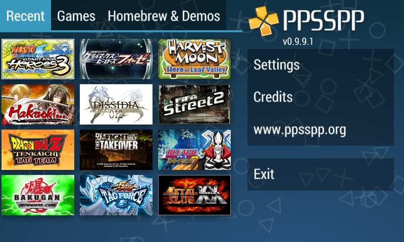 Iso games for ppsspp